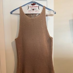 Brown Crochet Top
